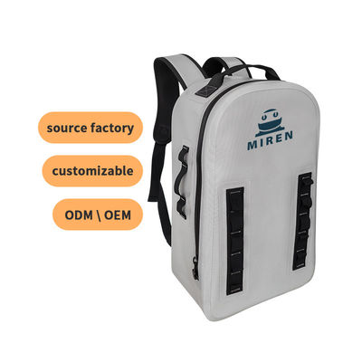 Color gris claro modificado para requisitos particulares de la mochila 25l de la prenda impermeable de TPU para al aire libre