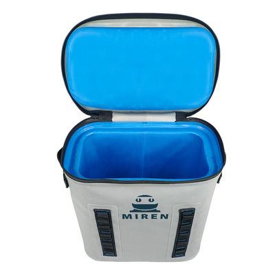 Material gris claro de la capacidad TPU de los refrigeradores suaves de la mochila impermeable 20L