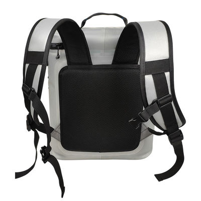 Material gris claro de la capacidad TPU de los refrigeradores suaves de la mochila impermeable 20L