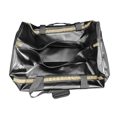 Color negro seco impermeable al aire libre del petate 120L de TPU para acampar
