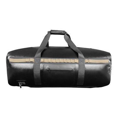 Color negro seco impermeable al aire libre del petate 120L de TPU para acampar