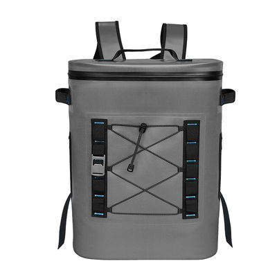 Refrigerador suave hermético gris oscuro, bolso más fresco 25L con el relleno aislado