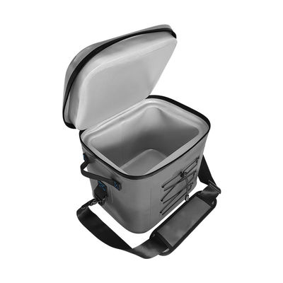 Color gris oscuro del bolso del refrigerador de la lata del cuadrado 24 para el ODM del OEM de las actividades al aire libre