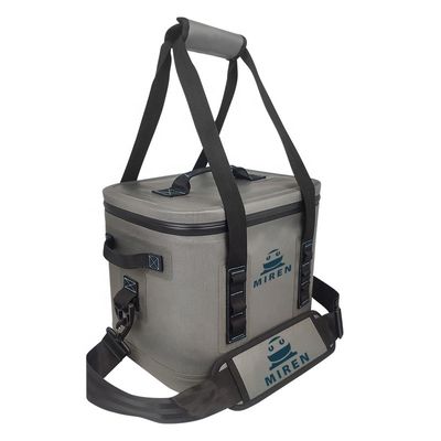Material reutilizable durable de TPU del bolso del refrigerador de 24 latas para acampar que va de excursión