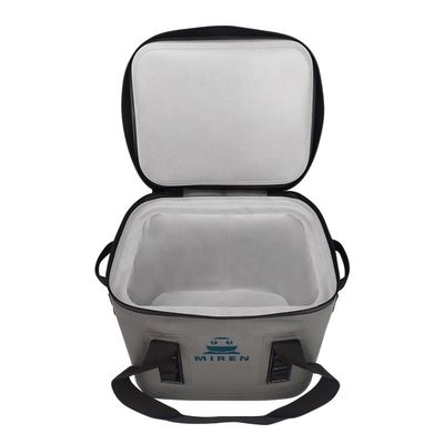 Material reutilizable durable de TPU del bolso del refrigerador de 24 latas para acampar que va de excursión