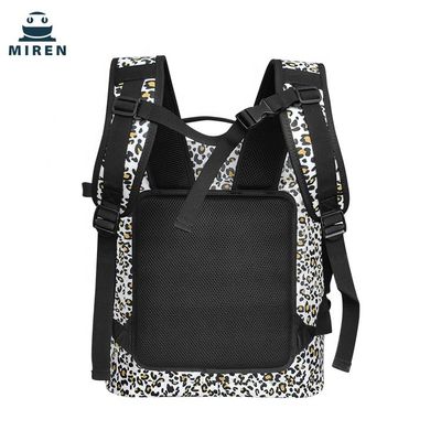 Bolso impermeable del refrigerador de la comida campestre de TPU, mochila más fresca aislada camuflaje del leopardo 20L
