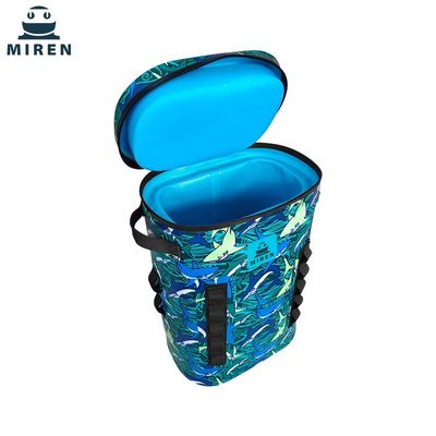 Capacidad suave de las latas del material 29 del bolso TPU del refrigerador de la comida campestre del modelo del camuflaje para acampar