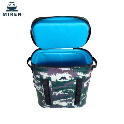 Bolso suave multifuncional del refrigerador de la comida campestre, refrigerador aislado Camo de la mochila para pescar