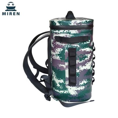 Bolso suave multifuncional del refrigerador de la comida campestre, refrigerador aislado Camo de la mochila para pescar