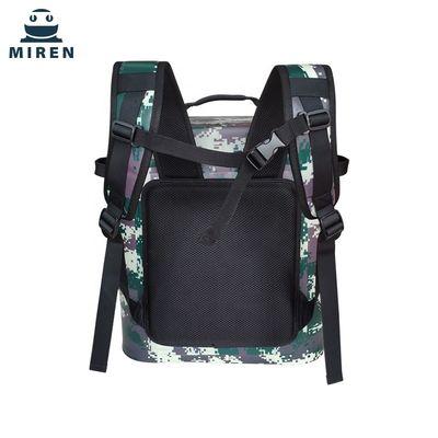 Bolso suave multifuncional del refrigerador de la comida campestre, refrigerador aislado Camo de la mochila para pescar