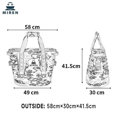Tipo ODM reutilizable refrigerado del bolso de la capacidad del bolso 30L del refrigerador