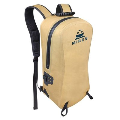 Mochila impermeable amarilla ligera de 13 litros para deportes al aire libre