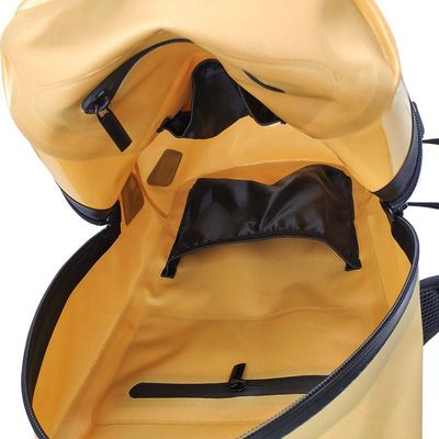 Mochila impermeable amarilla ligera de 13 litros para deportes al aire libre
