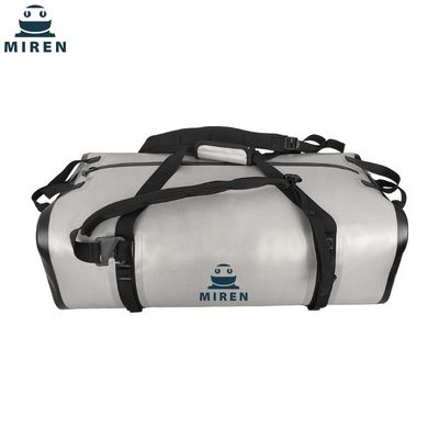 Bolsa de lona impermeable portátil 70L para acampar en la playa multifuncional