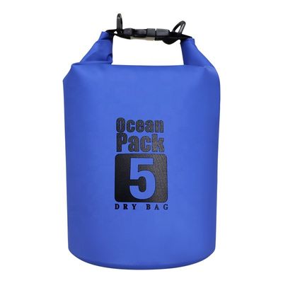 Bolso seco de la prenda impermeable del PVC del amarillo del negro azul para el OEM al aire libre de las aventuras