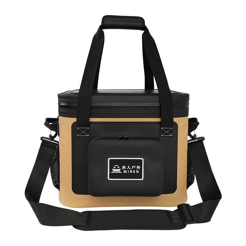 Bolsa de refrigerador personalizable de 20L en TPU de caqui aislada y a prueba de fugas Contiene hasta 30 latas de cerveza o bebidas